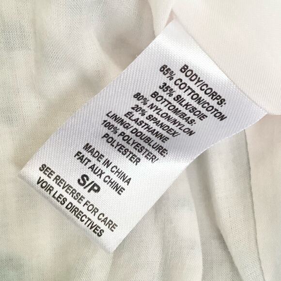 CAMI NYC Lenore Cotton Silk One Shoulder Floral Stripe Bodysuit S - Picture 8 of 10